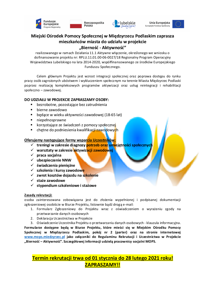 plakat - "Bierność-Aktywność" - 2
